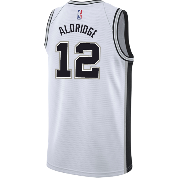 Aldridge San Antonio Spurs Men's Nike Custom Personalized Icon Swingman Jersey  White