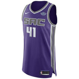 Men's Nike Kosta Koufos Purple Sacramento Kings Authentic Sponsor Patch Jersey – Icon Edition