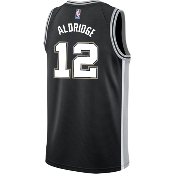 Aldridge San Antonio Spurs Men's Nike Custom Personalized Icon Swingman Jersey  Black