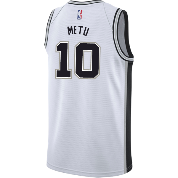 Metu San Antonio Spurs Men's Nike Custom Personalized Icon Swingman Jersey  White