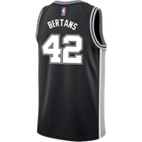 Bertans San Antonio Spurs Men's Nike Custom Personalized Icon Swingman Jersey  Black