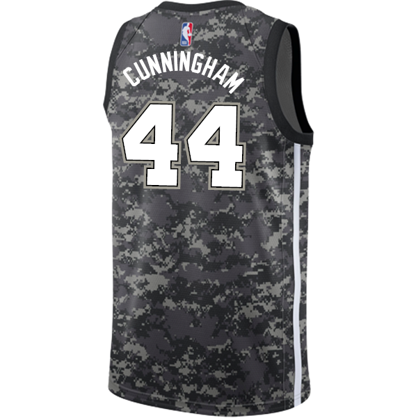 Cunningham San Antonio Spurs Men's Nike  City Edition Swingman Personalized Jersey  Navy