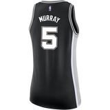 Murray San Antonio Spurs Women's Nike Custom Personalized Icon Swingman Jersey  Black