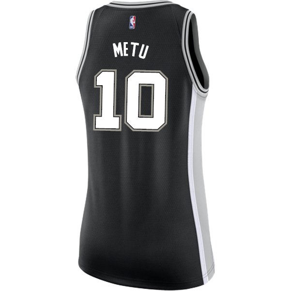 Metu San Antonio Spurs Women's Nike Custom Personalized Icon Swingman Jersey  Black