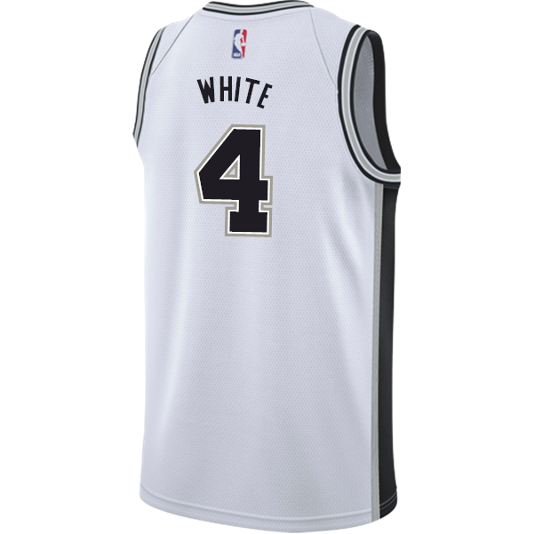 White San Antonio Spurs Men's Nike Custom Personalized Icon Swingman Jersey  White