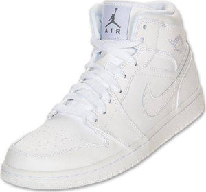 Nike Air Jordan 1 Mid White Shoes Basketball Men