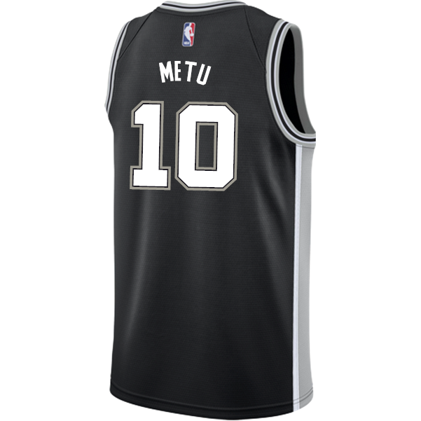 Metu San Antonio Spurs Men's Nike Custom Personalized Icon Swingman Jersey  Black