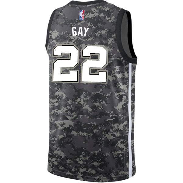 Gay San Antonio Spurs Men's Nike  City Edition Swingman Personalized Jersey  Navy