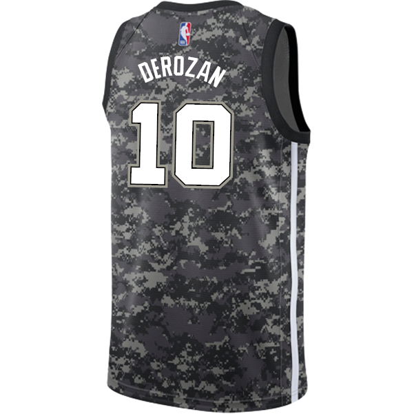 Derozan San Antonio Spurs Men's Nike  City Edition Swingman Personalized Jersey  Navy