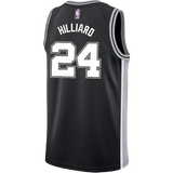 Hilliard San Antonio Spurs Men's Nike Custom Personalized Icon Swingman Jersey  Black