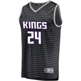 Men's Fanatics Branded Buddy Hield Black Sacramento Kings Fast Break Jersey  Statement Edition
