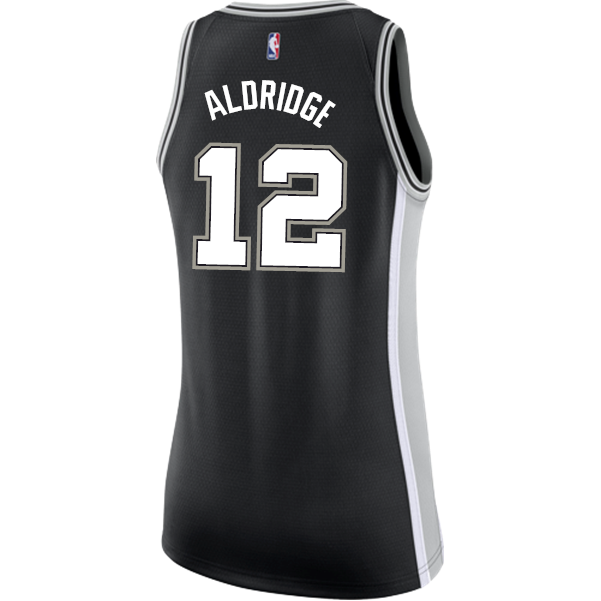 Aldridge San Antonio Spurs Women's Nike Custom Personalized Icon Swingman Jersey  Black