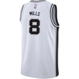Mills San Antonio Spurs Men's Nike Custom Personalized Icon Swingman Jersey  White
