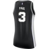 Paul San Antonio Spurs Women's Nike Custom Personalized Icon Swingman Jersey  Black