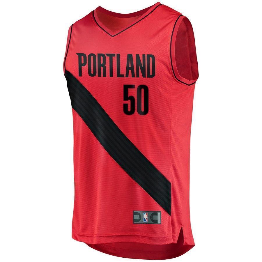 Caleb Swanigan Portland Trail Blazers Fast Break Player Jersey  Statement Edition  Red