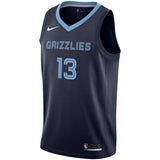 Men's Nike Jaren Jackson Memphis Grizzlies Swingman Team Jersey  Navy