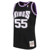 Men's Mitchell & Ness Jason Williams Black Sacramento Kings  Hardwood Classics Swingman Jersey