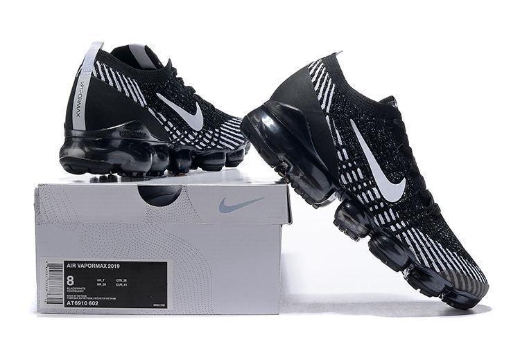 Nike Air Vapormax Flyknit 3 Black White Shoes Sneakers Men Sale Size US 7, 8, 8.5, 9, 10, 11