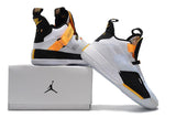 Nike Air Jordan 33 White Black Yellow Men Shoes Sale Size US 7,8,8.5,9.5,10,11,12