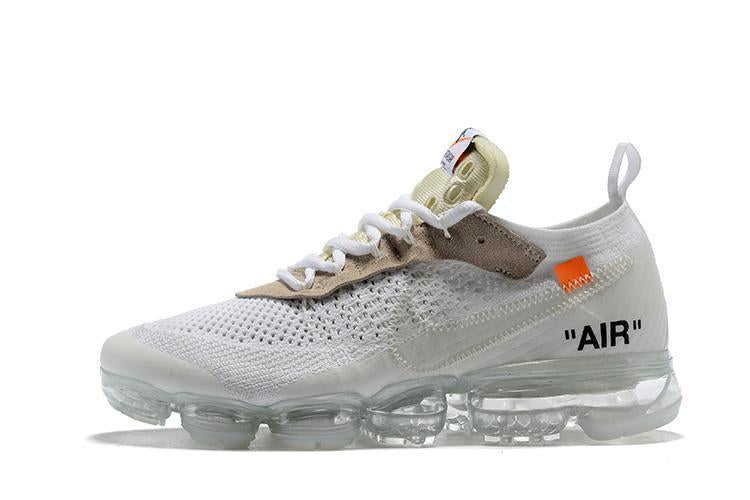 OFF WHITE x Nike Air Vapormax Part 2 White Shoes Sneakers Men Sale Size US 7, 8, 8.5, 9, 10, 11