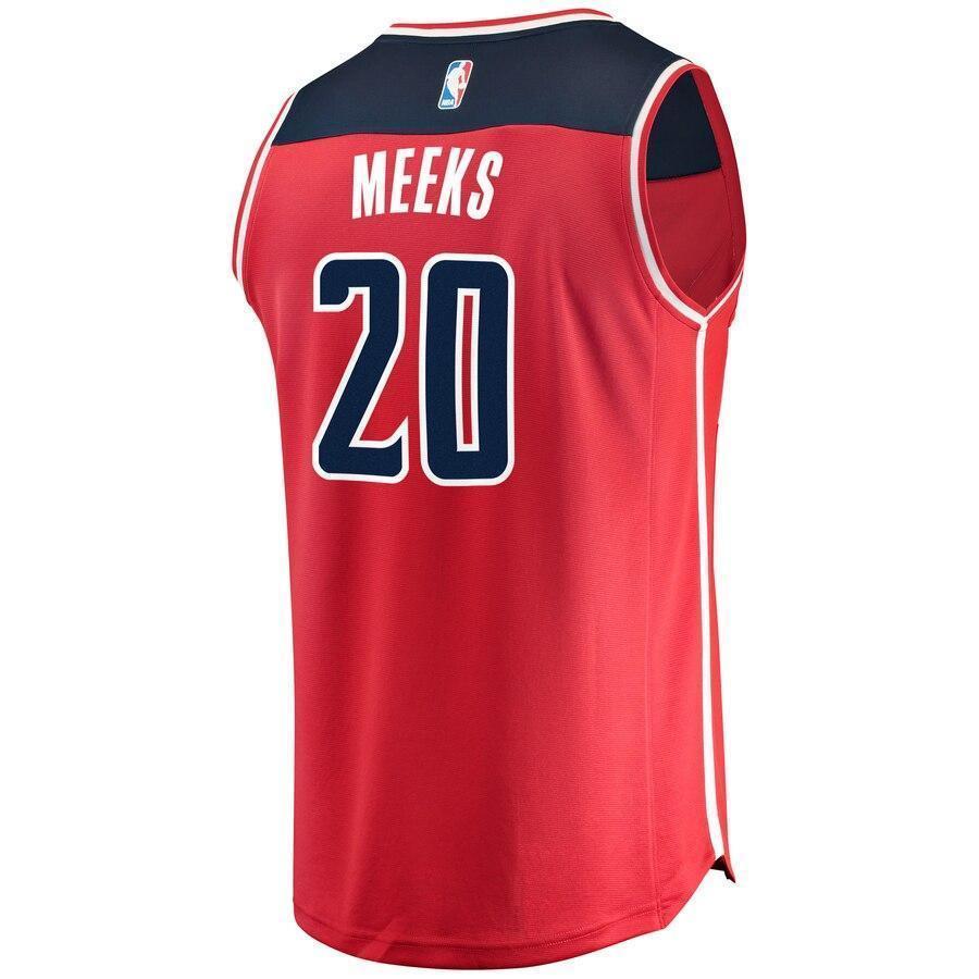 Youth Fanatics Branded Jodie Meeks Red Washington Wizards Fast Break Player Jersey  Icon Edition  Red