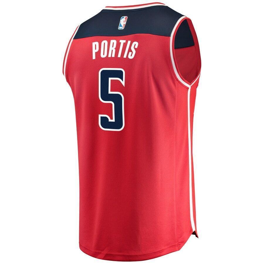 Men's Fanatics Branded Bobby Portis Red Washington Wizards Fast Break Replica Jersey – Icon Edition  Red