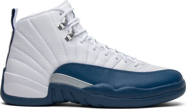 Nike Air Jordan 12 Retro 'French Blue' 2016 White Navy Shoes Basketball Men Sale