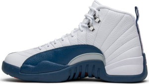 Nike Air Jordan 12 Retro 'French Blue' 2016 White Navy Shoes Basketball Men Sale