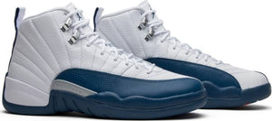 Nike Air Jordan 12 Retro 'French Blue' 2016 White Navy Shoes Basketball Men Sale