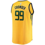 Statement Fastbreak Replica Jersey  MensApparelJerseys  Utah Jazz  Crowder Jae  Primary  Gold