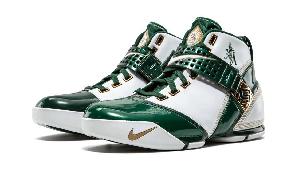 Nike Zoom Lebron 5 White/white-mtllc Gold-dp Frst
