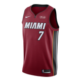 Goran Dragic Nike Miami Heat Statement Red Swingman Jersey  Red