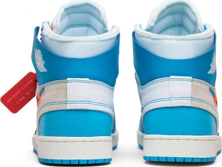 OFF-WHITE x Air Jordan 1 Retro High OG 'UNC' Shoes Basketball Men Sale Size US 7, 8, 8.5, 9, 10, 11