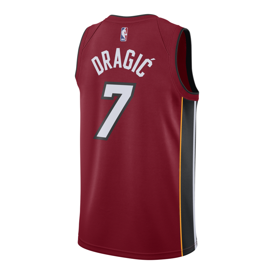 Goran Dragic Nike Miami Heat Statement Red Swingman Jersey  Red