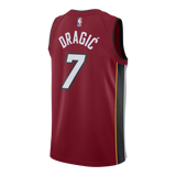 Goran Dragic Nike Miami Heat Statement Red Swingman Jersey  Red