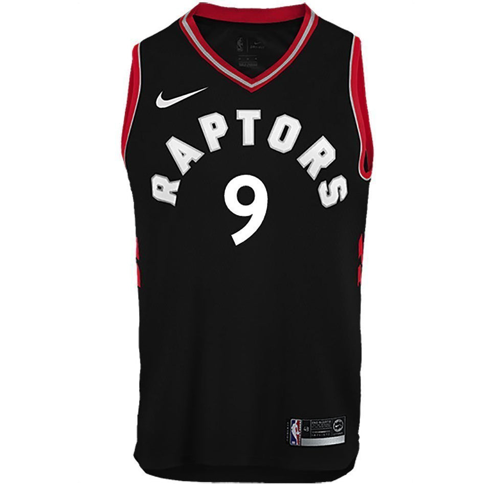Raptors Adult Swingman Statement Jersey  Ibaka  Black