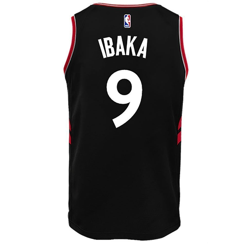 Raptors Adult Swingman Statement Jersey  Ibaka  Black