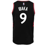 Raptors Adult Swingman Statement Jersey  Ibaka  Black