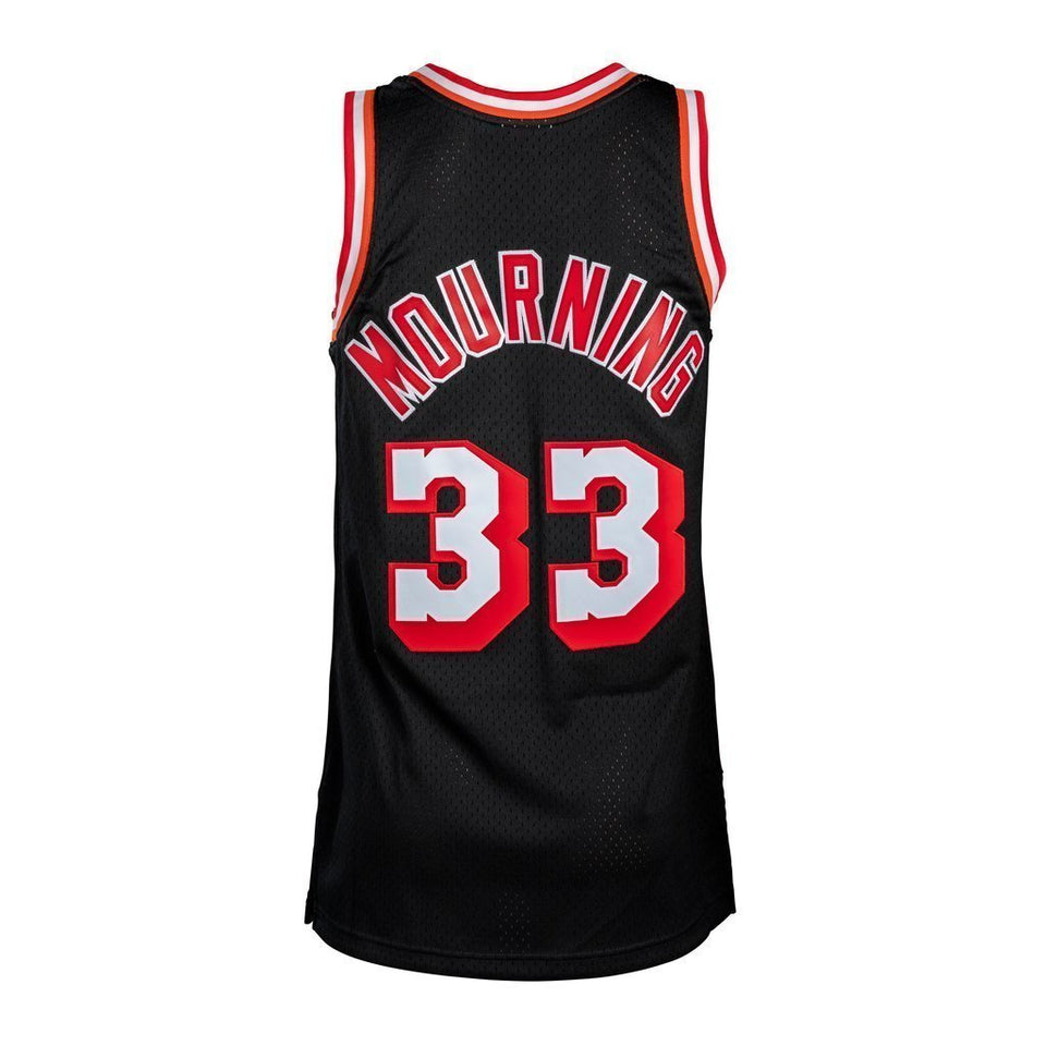Alonzo Mourning Mitchell & Ness Miami Heat Swingman Jersey  Black
