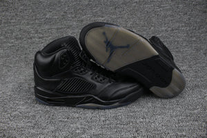 Nike Air Jordan 5 Super Black Men Shoes Sale