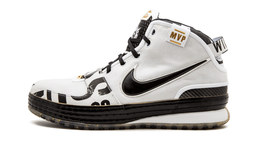 Nike Zoom Lebron 6 Mvp White/black-metallic Gold