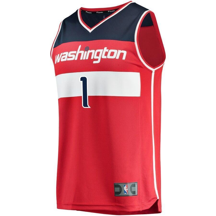Youth Fanatics Branded Chris McCullough Red Washington Wizards Fast Break Player Jersey  Icon Edition  Red