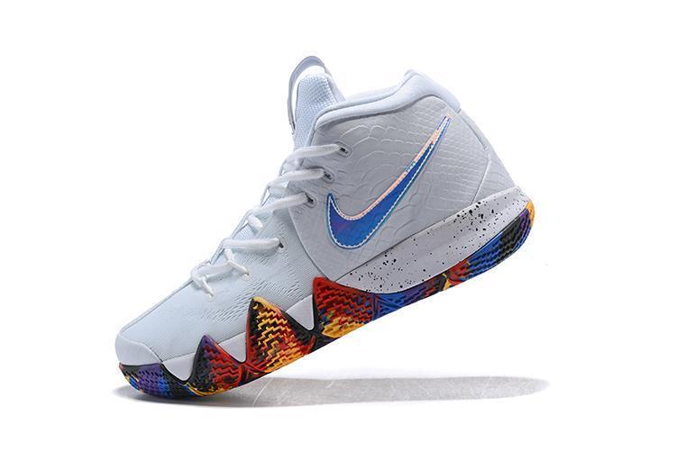 Nike Kyrie 4 "NCAA TOURNAMENT" White Men Basketball Shoes Sale Size US 7,8,8.5,9.5,10,11,12