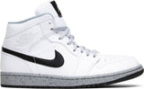 Nike Air Jordan 1 High White Cement Shoes Basketball Men