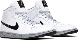 Nike Air Jordan 1 High White Cement Shoes Basketball Men