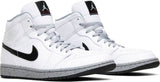 Nike Air Jordan 1 High White Cement Shoes Basketball Men