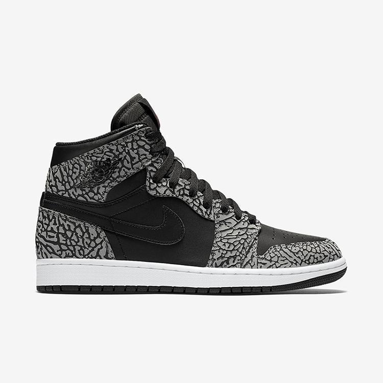 Nike Air Jordan 1 High Grey Cement Shoes Basketball Men