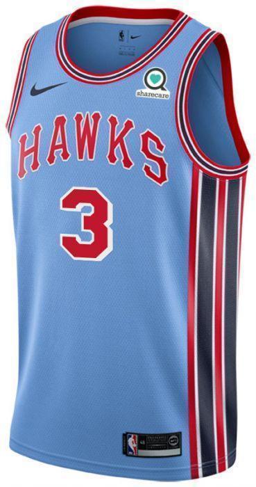 Huerter Hardwood Classics Swingman Atlanta Hawks  Blue