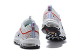 Nike Air Max 97 White Red Shoes Sale Men Size US 7, 8, 8.5, 9, 10, 11