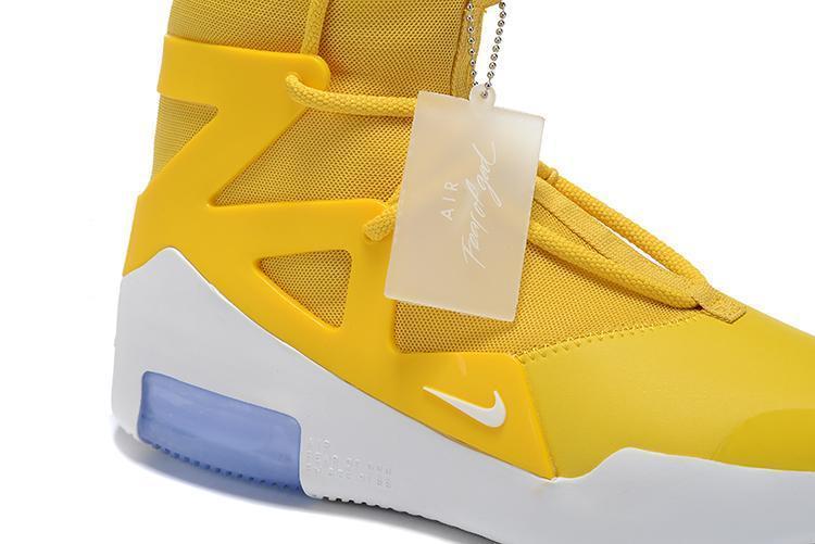 Nike Air Jordan Fear Of God 1 White Blue Yellow Men Shoes Sale Basketball